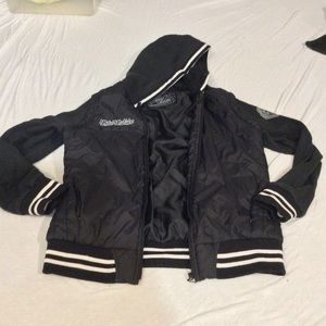 Black Metal Mulisha hooded jacket size Medium